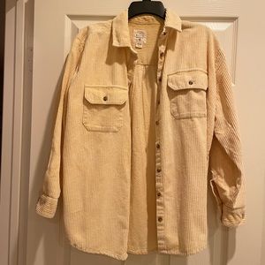 Billabong corduroy longsleeve button down
